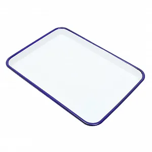 Форма для випікання емальована прямокутна термостійка глянцева - Фото 1