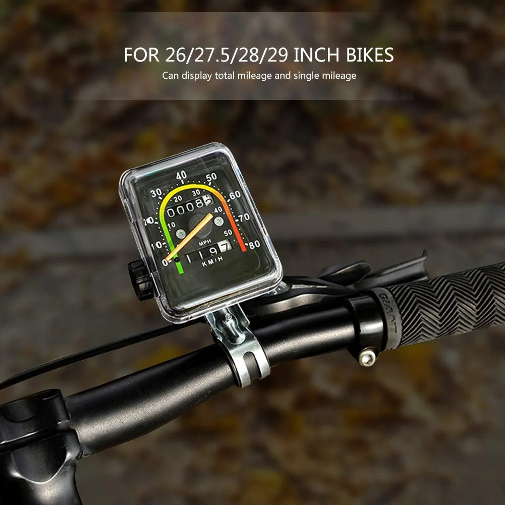 Велокомпьютер MAGT Classic Pure Mechanical Speedometer Vintage Style for 26/27.5/28/29 Inch Bicycles, фото №3