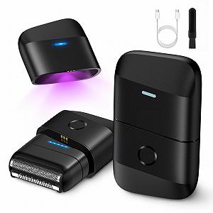 Сеточная электробритва с УФ-лампой и двойным плавающим лезвием IPX7 USB-C - Фото 1