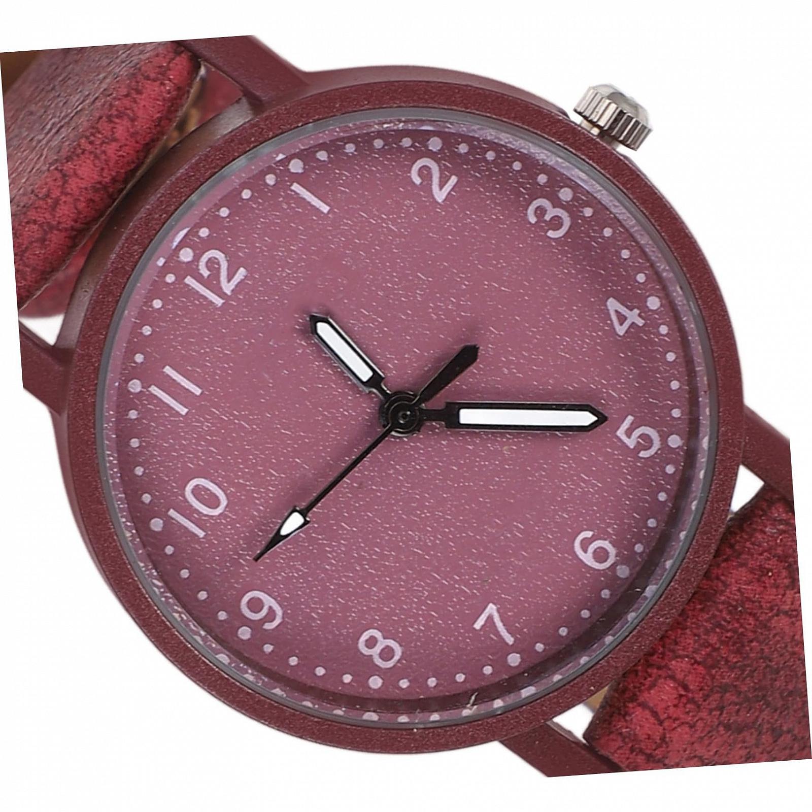 Женские Кварцевые Часы PartyKindom Красный, фото №9