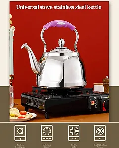 Чайник-свисток з нержавіючої сталі 5,5 л - Фото 1