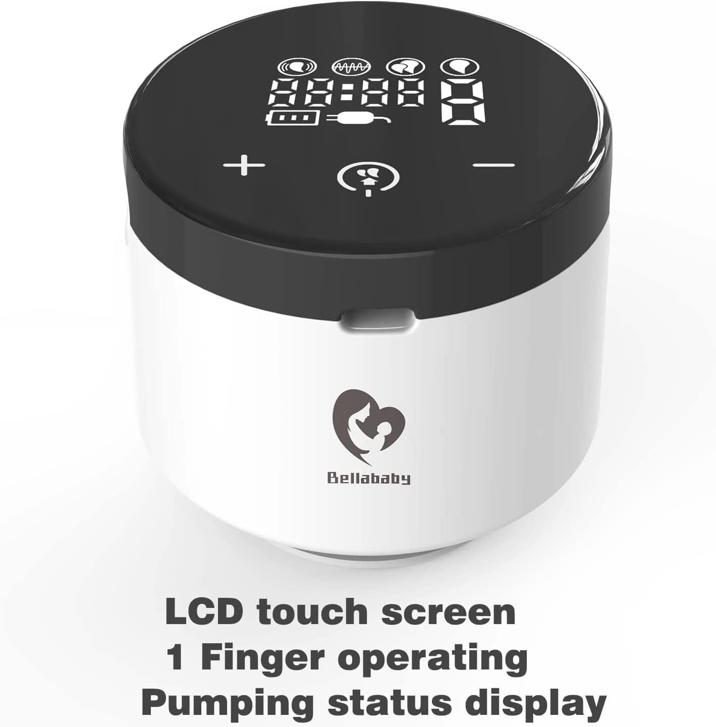 Молокоотсос электрический Bellababy 2 Series, двойной портативный, hands-free, с сенсорным LCD-дисплеем, аккумуляторный, 4 режима, 9 уровней, фото №2 Молокоотсос электрический Bellababy 2 Series, двойной портативный, hands-free, с сенсорным LCD-дисплеем, аккумуляторный, 4 режима, 9 уровней, фото №2