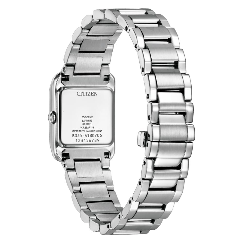 Женские аналоговые кварцевые часы CITIZEN Classic EW5600-87D серебристый, фото №2