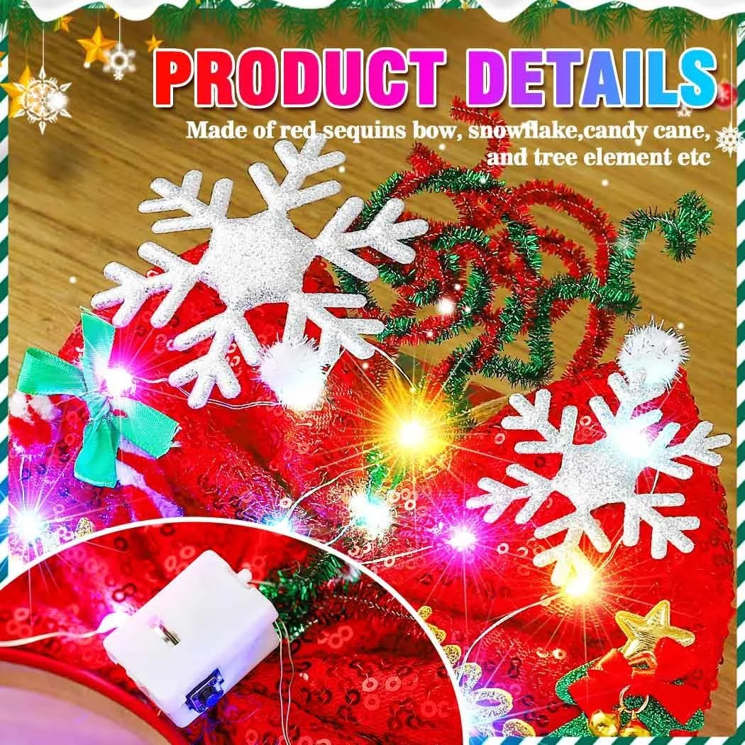 Обруч для волосся Святковий бант Zoestar, фото №4