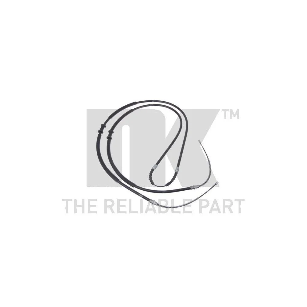 Трос стоянкового гальма NK 9023108 для FIAT задній лівий правий, фото №1