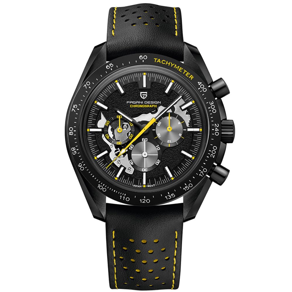 Годинник Pagani Design PD1779 Moon Back Чоловічий Розкішний кварцовий годинник Скелет Спорт Хронограф AR Сапфірове скло, фото №1 Годинник Pagani Design PD1779 Moon Back Чоловічий Розкішний кварцовий годинник Скелет Спорт Хронограф AR Сапфірове скло, фото №1
