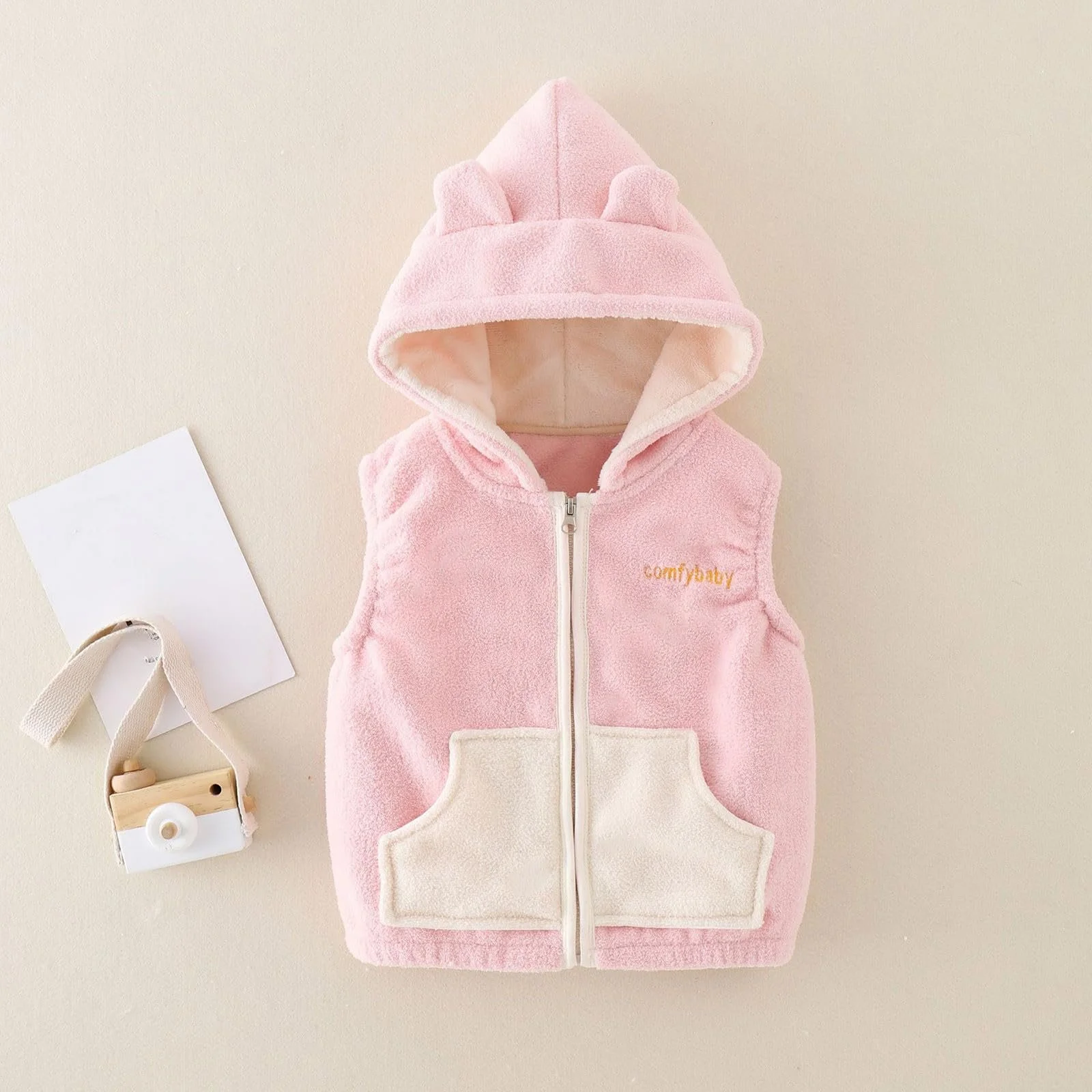 Жилет стьобаний дитячий Кольоровий печворк, фото №2