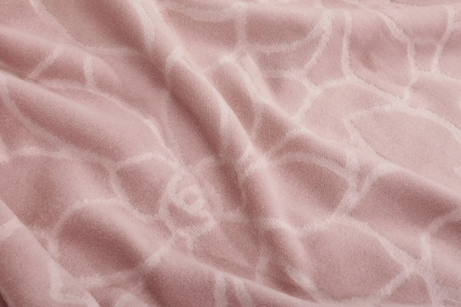 Плед Villeroy & Boch Cuddly Blanket Socculent Powder I Мягкий плед Розовый Смесь хлопка | Покрывало 150 x 200 см с рельефной структурой, фото №4