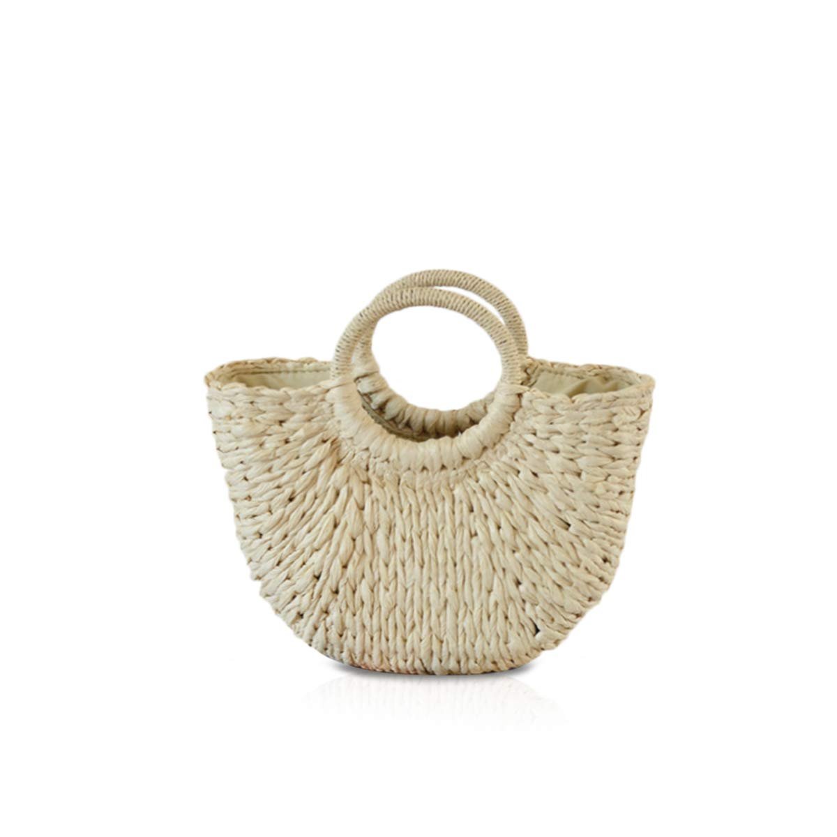 Сумка жіноча Nicole & Doris Солом'яна Літня Пляжна Сумка Плетена з ротангу, фото №1