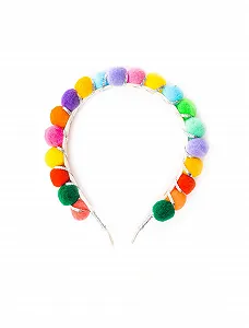 Обруч на голову Deiters Pompoms Разноцветная - Фото 1