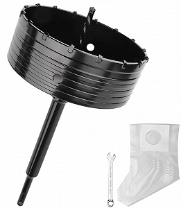 Свердло 152 мм / SDS plus 220 мм / Чорний - Фото 1