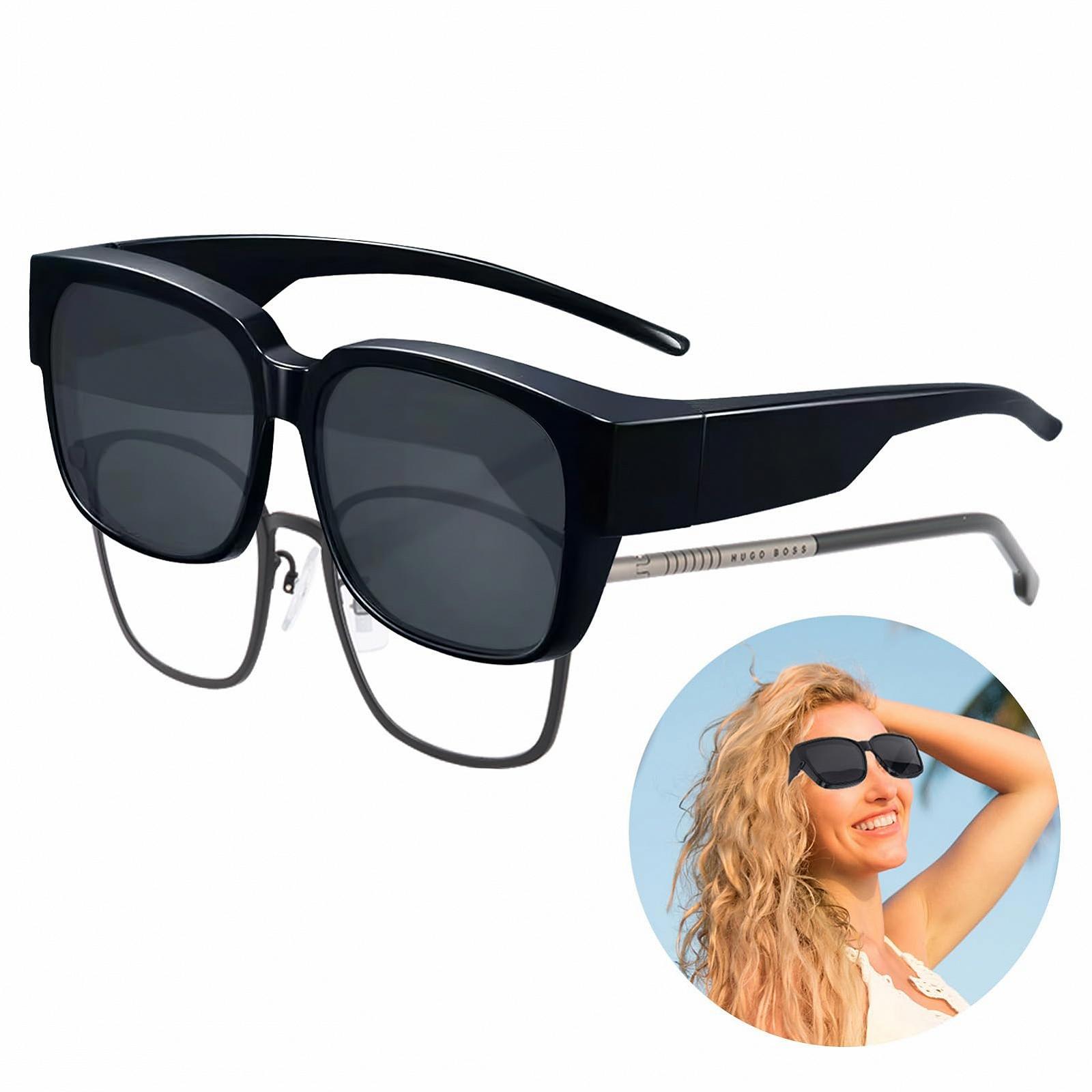 Сонцезахисні окуляри накладні Квадратні, фото №7