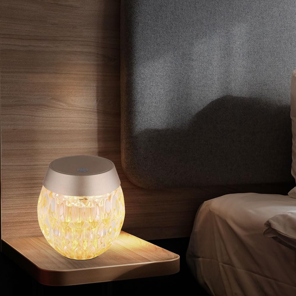 Настольная лампа GLOBO LIGHTING LED Touch Dimmer Champagne, фото №4