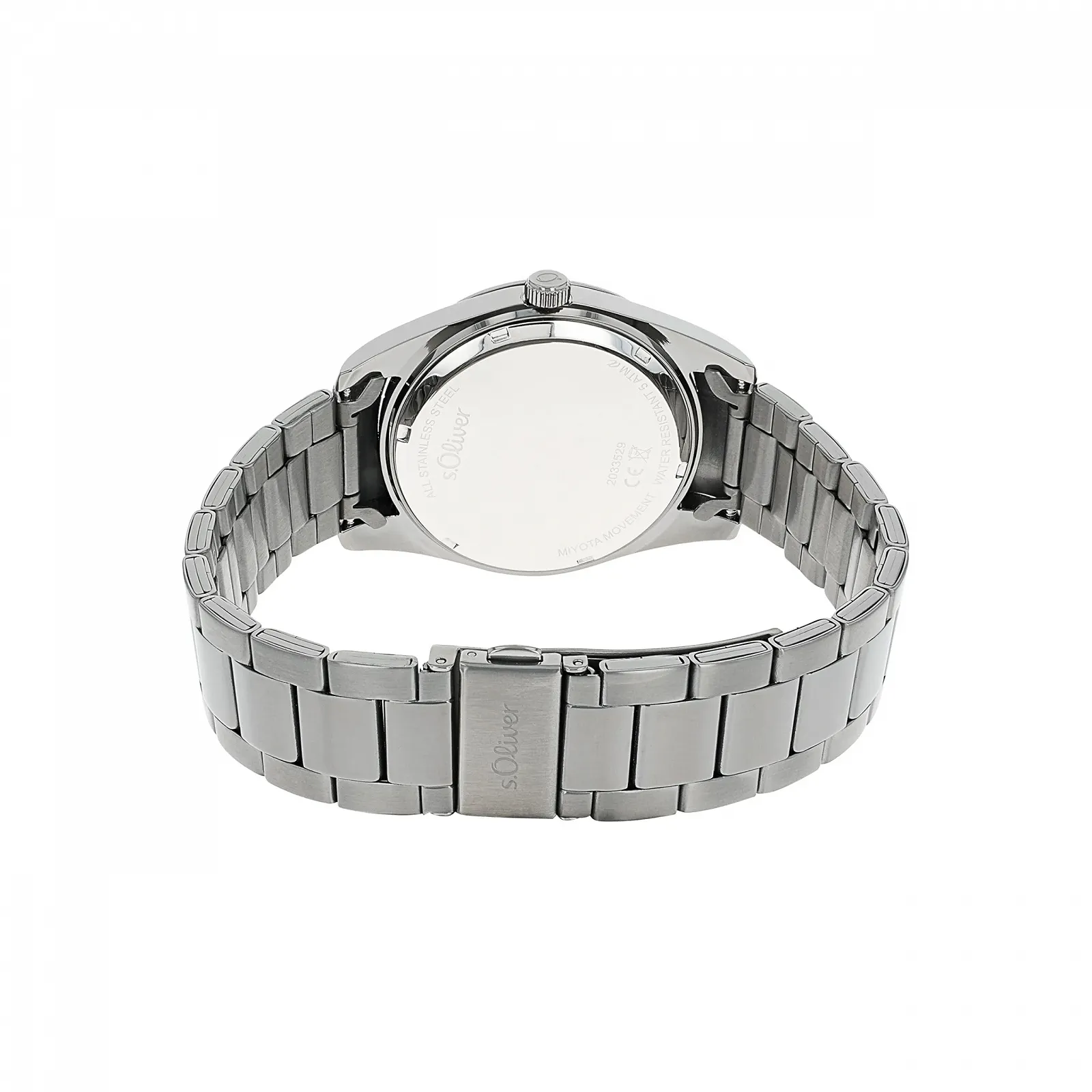 Мужские Кварцевые Часы s.Oliver Аналоговые с Ремешком из Нержавеющей Стали, Водонепроницаемость 5 Бар, в Подарочной Коробке, фото №3
