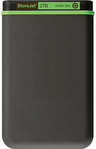 Зовнішній жорсткий диск Transcend 2ТБ 2.5" USB 3.1 чорний зелений TS2TSJ25M3S - Фото 1