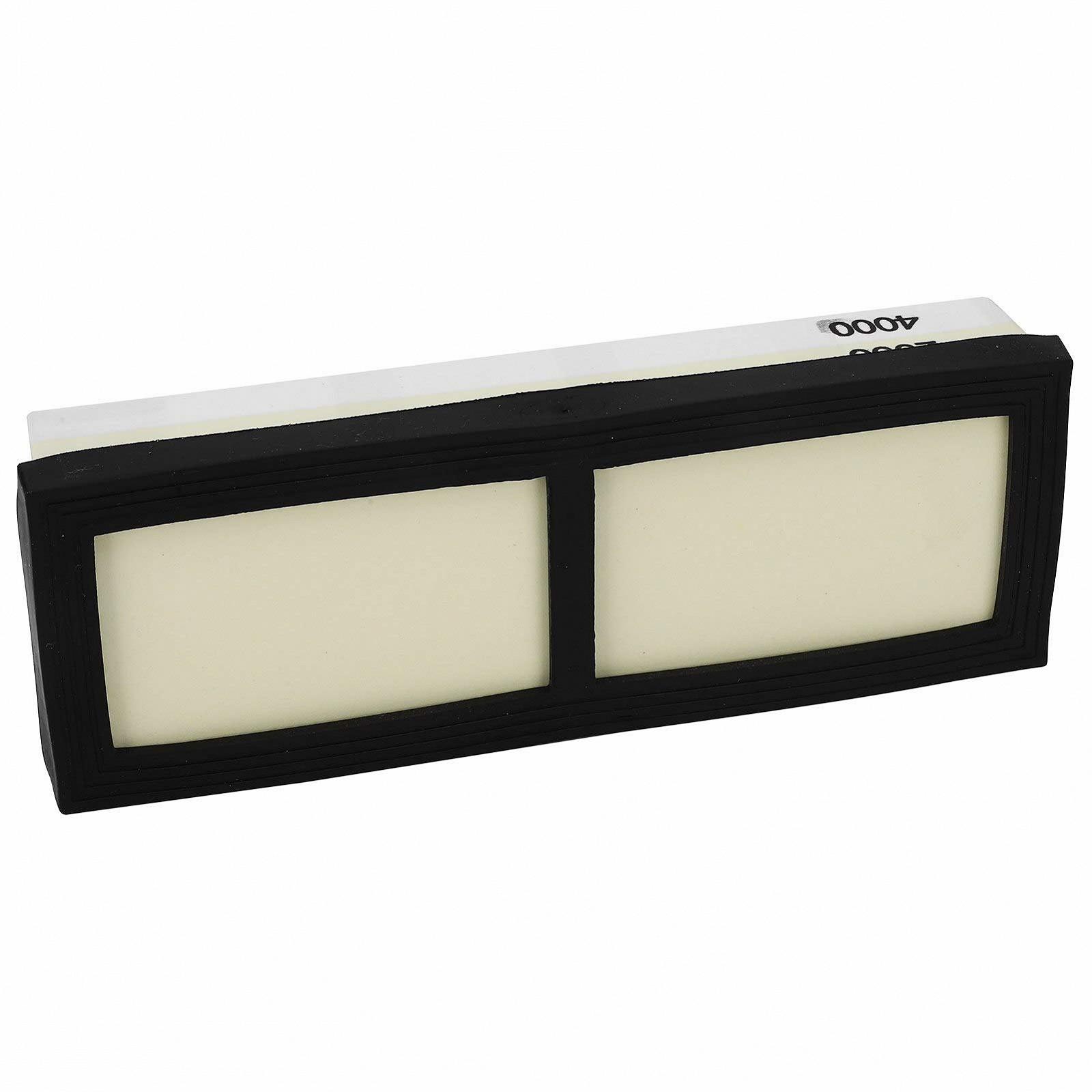 Точильний камінь для ножів двосторонній 2000+4000 Grit білий корунд, фото №4