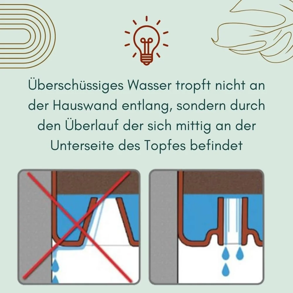 Настінний квітковий горщик GarPet Rattan Look Антрацит Пластиковий під ротанг для вулиці, фото №4