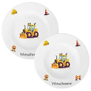 Детский Набор Посуда Тарелка для Супа и Обеденная 22 см 27 см - Фото 1