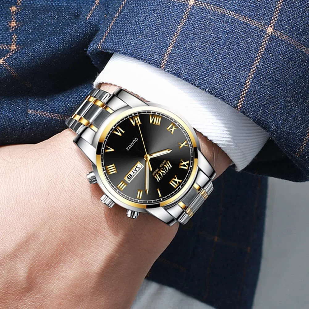 Чоловічий аналоговий годинник 42 мм Великий циферблат Легкий для читання з підсвічуванням, фото №2 Чоловічий аналоговий годинник 42 мм Великий циферблат Легкий для читання з підсвічуванням, фото №2