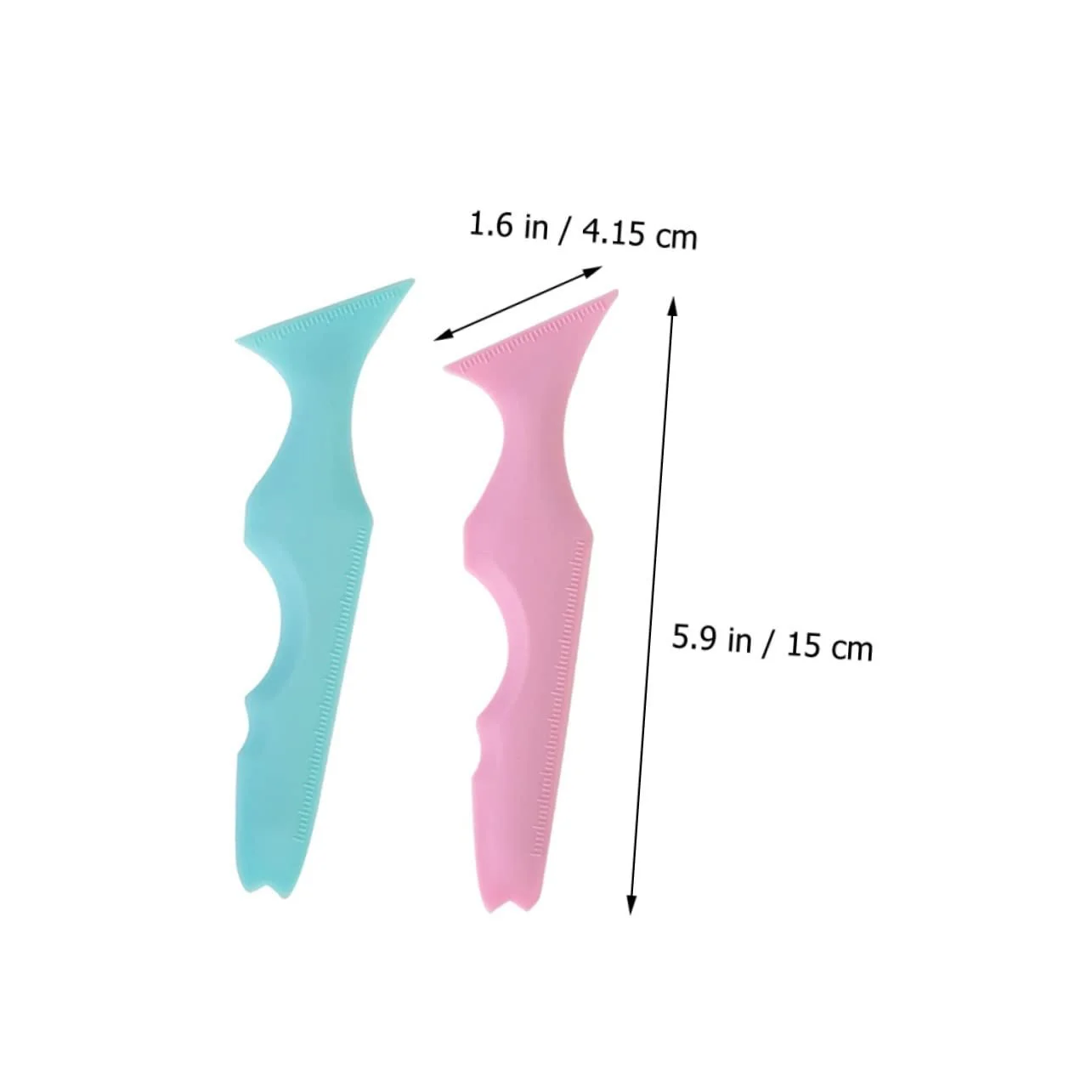 Трафарет MAGICLULU для макіяжу очей 8 шт силіконовий аплікатор для тіней, масажер, силіконові форми, шаблон для макіяжу з крилами, фото №3