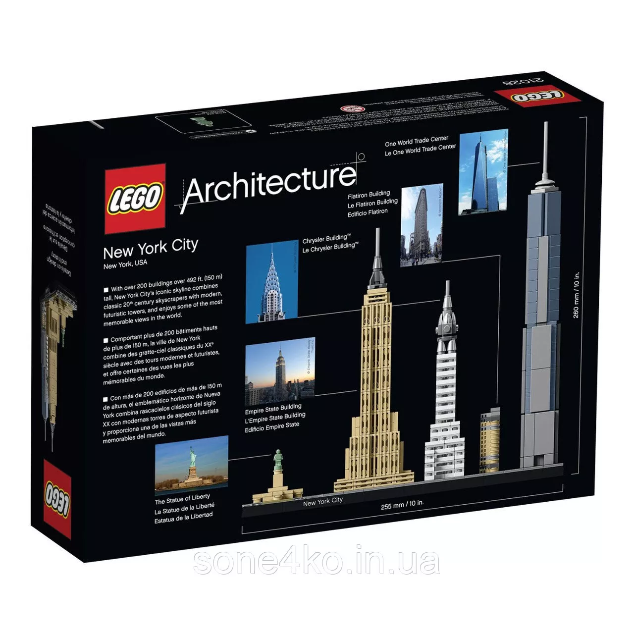 Lego Architecture Нью-Йорк 21028, фото №3 Lego Architecture Нью-Йорк 21028, фото №3