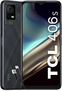 Смартфон 6.6" TCL 406S 4/64Gb 2-SIM NFC 13/5Мп Android 13 Dark Grey synthetic.ua - Фото 1