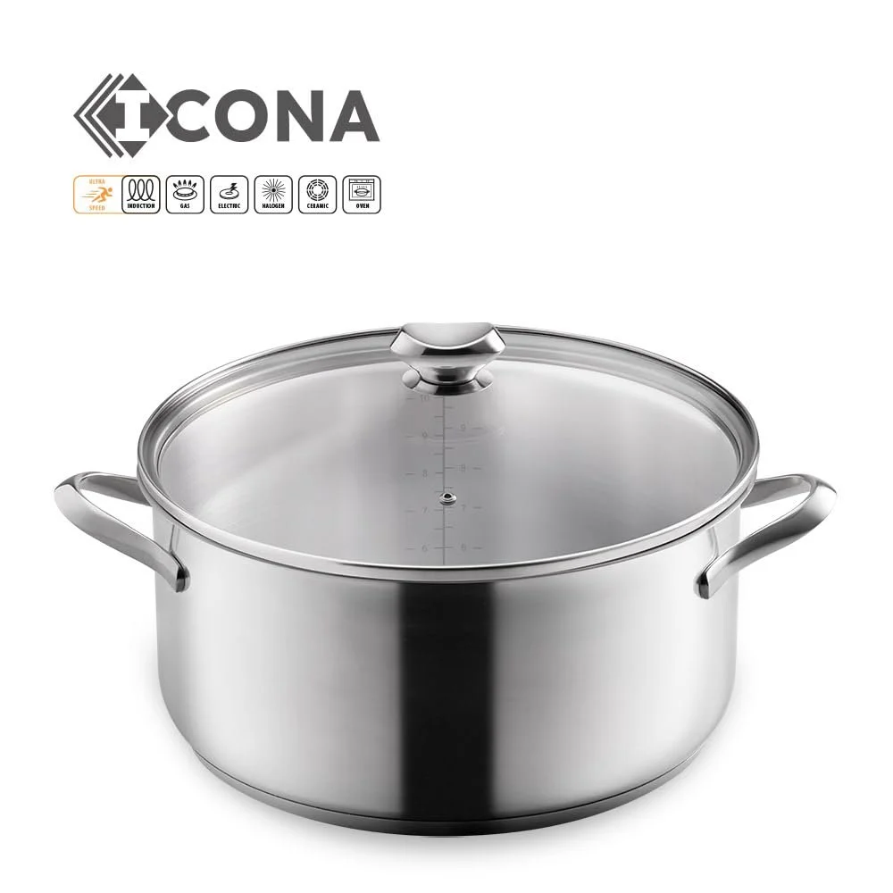 Сотейник Metaltex Icona 32 см 10 л нержавеющая сталь, фото №2 Сотейник Metaltex Icona 32 см 10 л нержавеющая сталь, фото №2