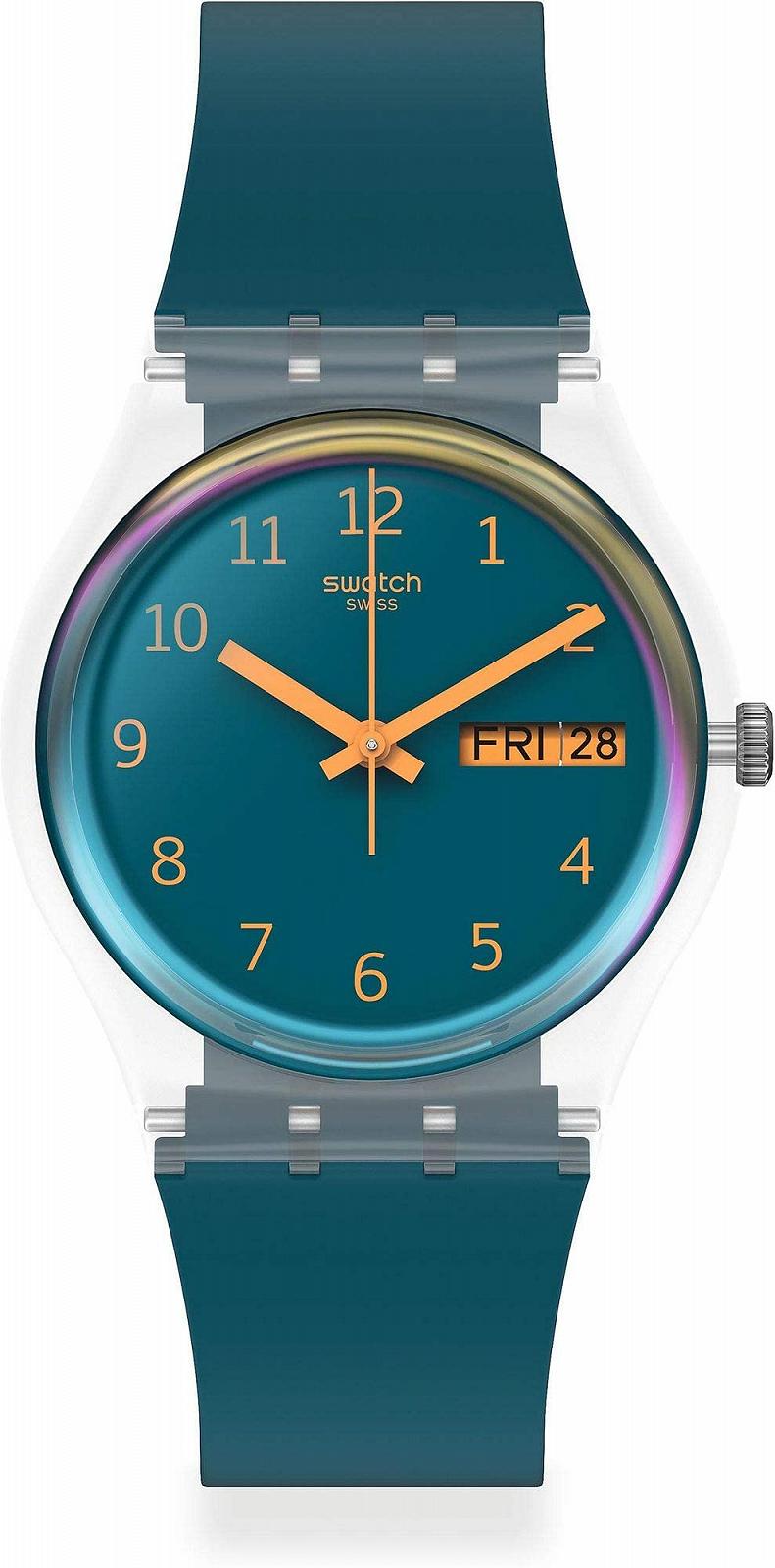 Годинник Swatch GE721 Blue Away, ремінець, фото №3