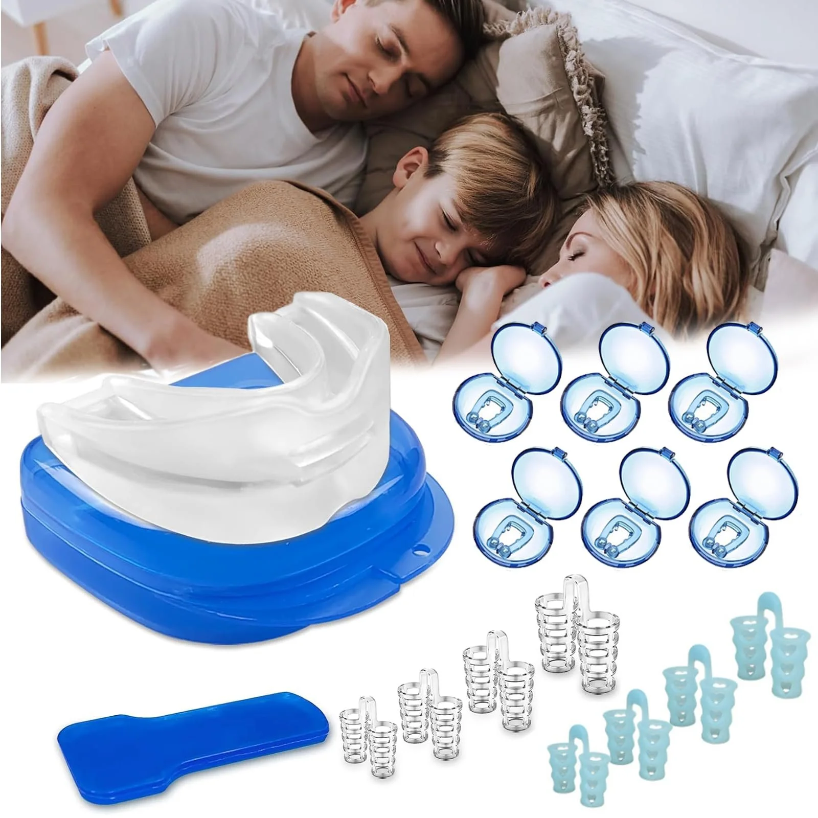 Стопери від хропіння (16 шт.) Магнітна кліпса, фото №1 Стопери від хропіння (16 шт.) Магнітна кліпса, фото №1