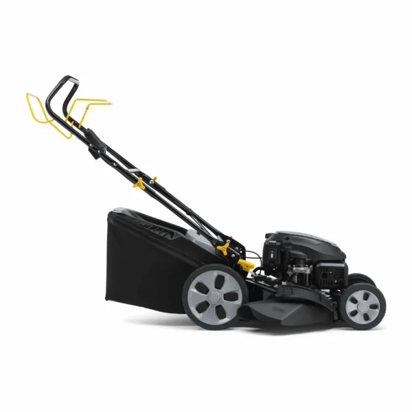 Бензиновая газонокосилка Alpina AL5 46 SAEQ / 2200W / до 1200 м² / 46 см ширина скашивания / 60 л травосборник / Черный-серый, фото №3 Бензиновая газонокосилка Alpina AL5 46 SAEQ / 2200W / до 1200 м² / 46 см ширина скашивания / 60 л травосборник / Черный-серый, фото №3