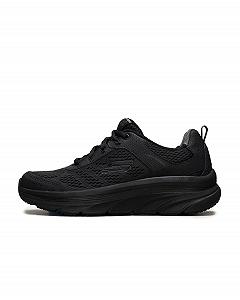 Кроссовки Skechers D'lux Walker мужские, бело-черные - Фото 1