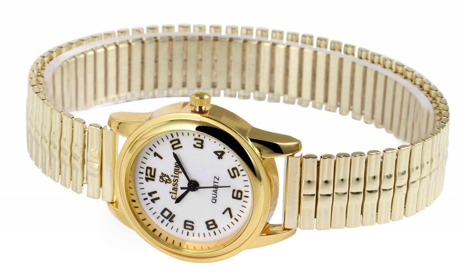 Жіночий годинник Classique Золотистий, фото №4