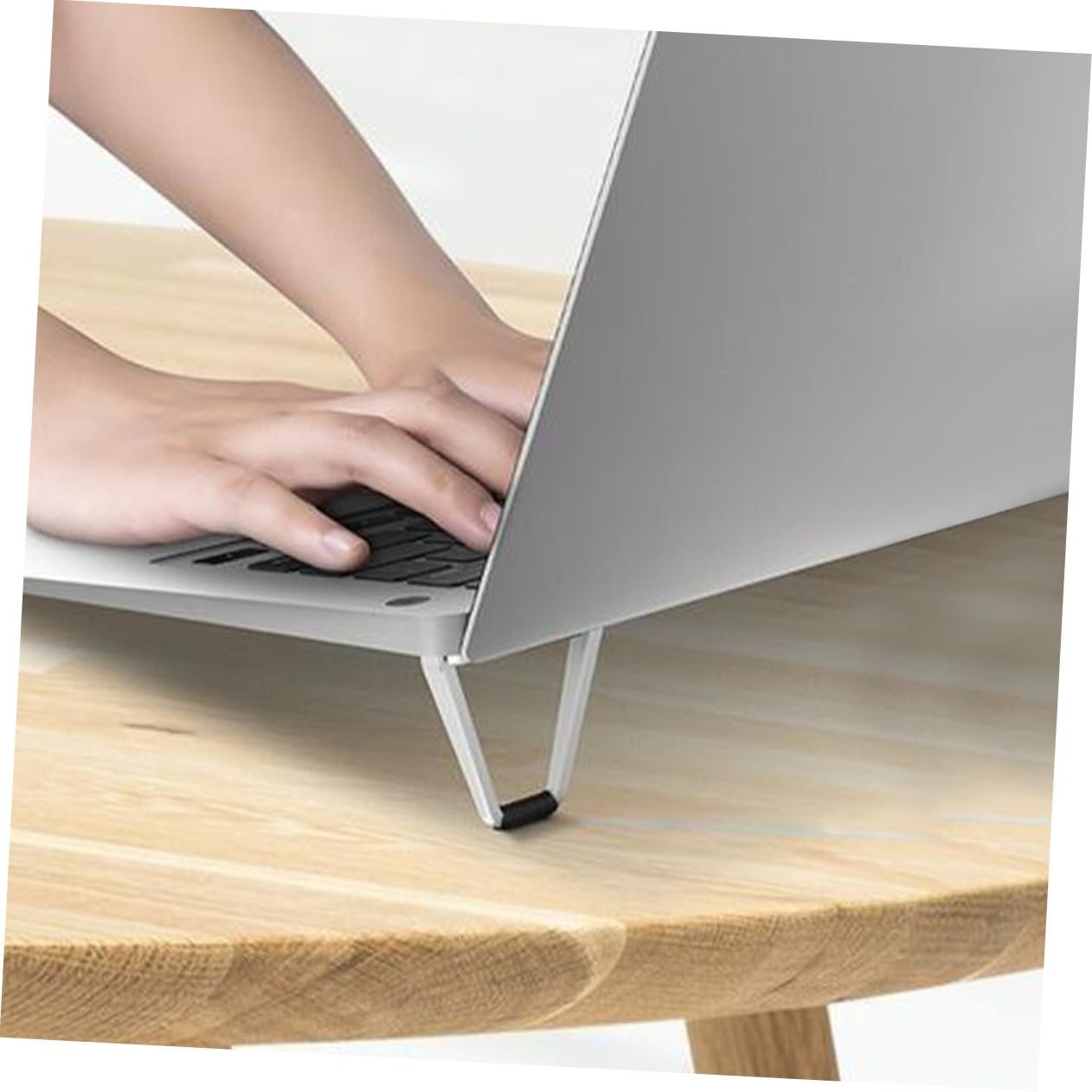 Маленька Підставка для Ноутбука 4 шт. Самоклеюча з Цинкового Сплаву, Маленька Портативна, фото №4