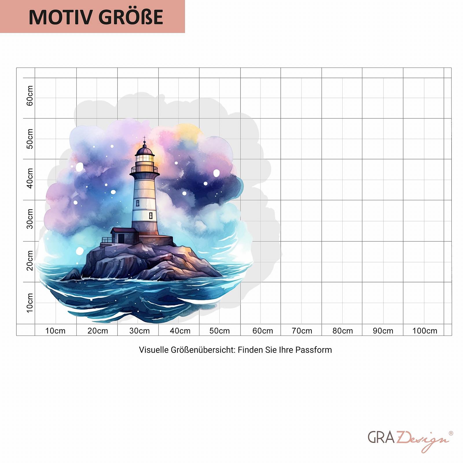 Наклейка на стіну GRAZDesign Lighthouse North Sea 54 x 50 см, фото №4