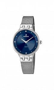 Аналоговые часы Festina F20597/3 серебряные с браслетом - Фото 1