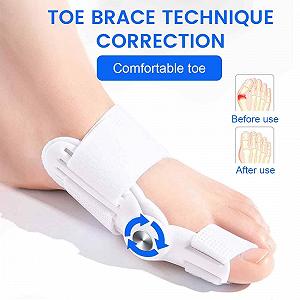 Регульовані, бандаж для Hallux Valgus для чоловіків і жінок, роздільник для великого пальця ноги Hallux Valgus (розмір 34-45) synthetic.ua - Фото 1