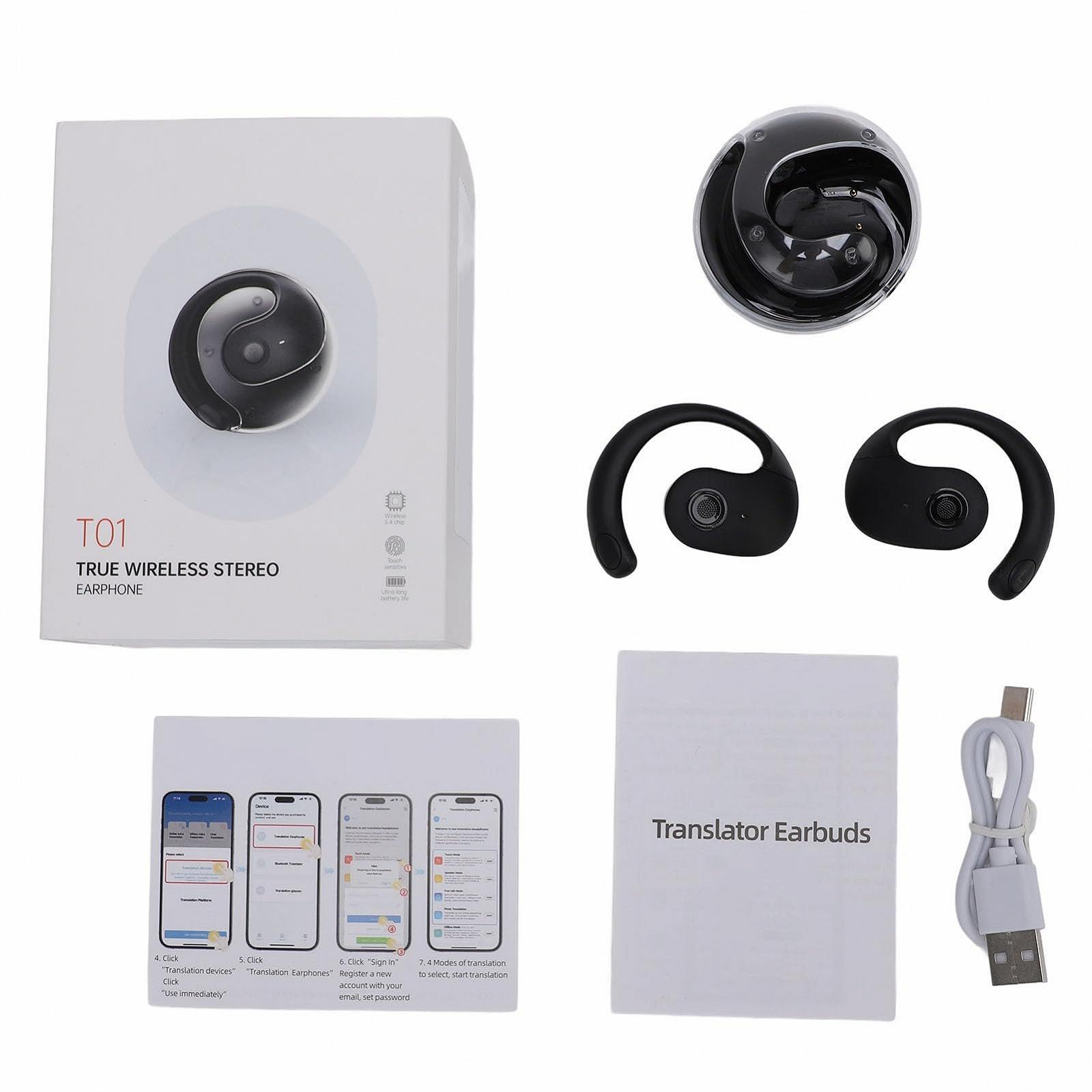 Навушники-перекладачі Чорний, фото №5