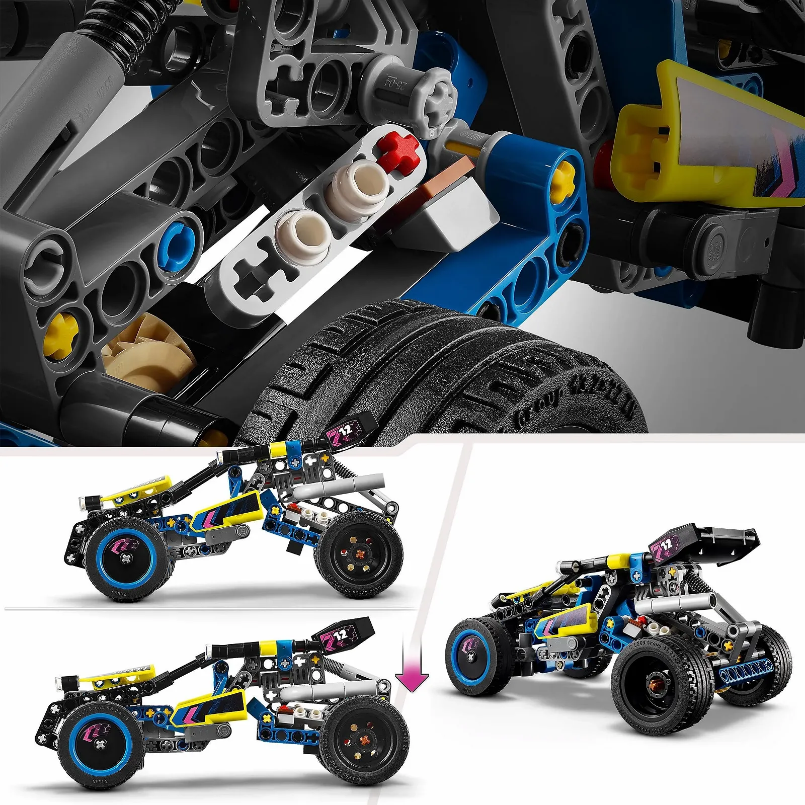 Конструктор LEGO Technic Багі для бездоріжжя 42164, фото №5