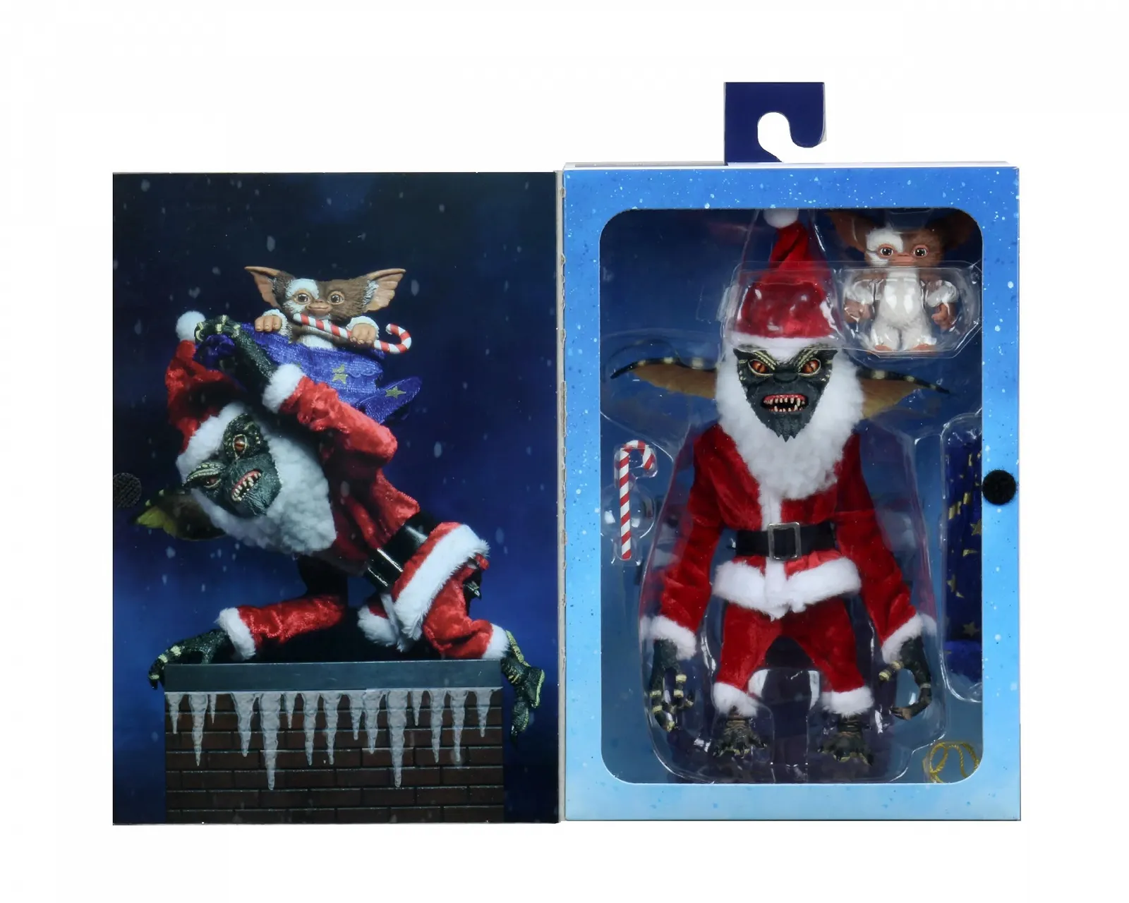 Екшн-фігурка NECA Gremlins Ultimate Series Santa Stripe and Gizmo 7 дюймів, фото №3