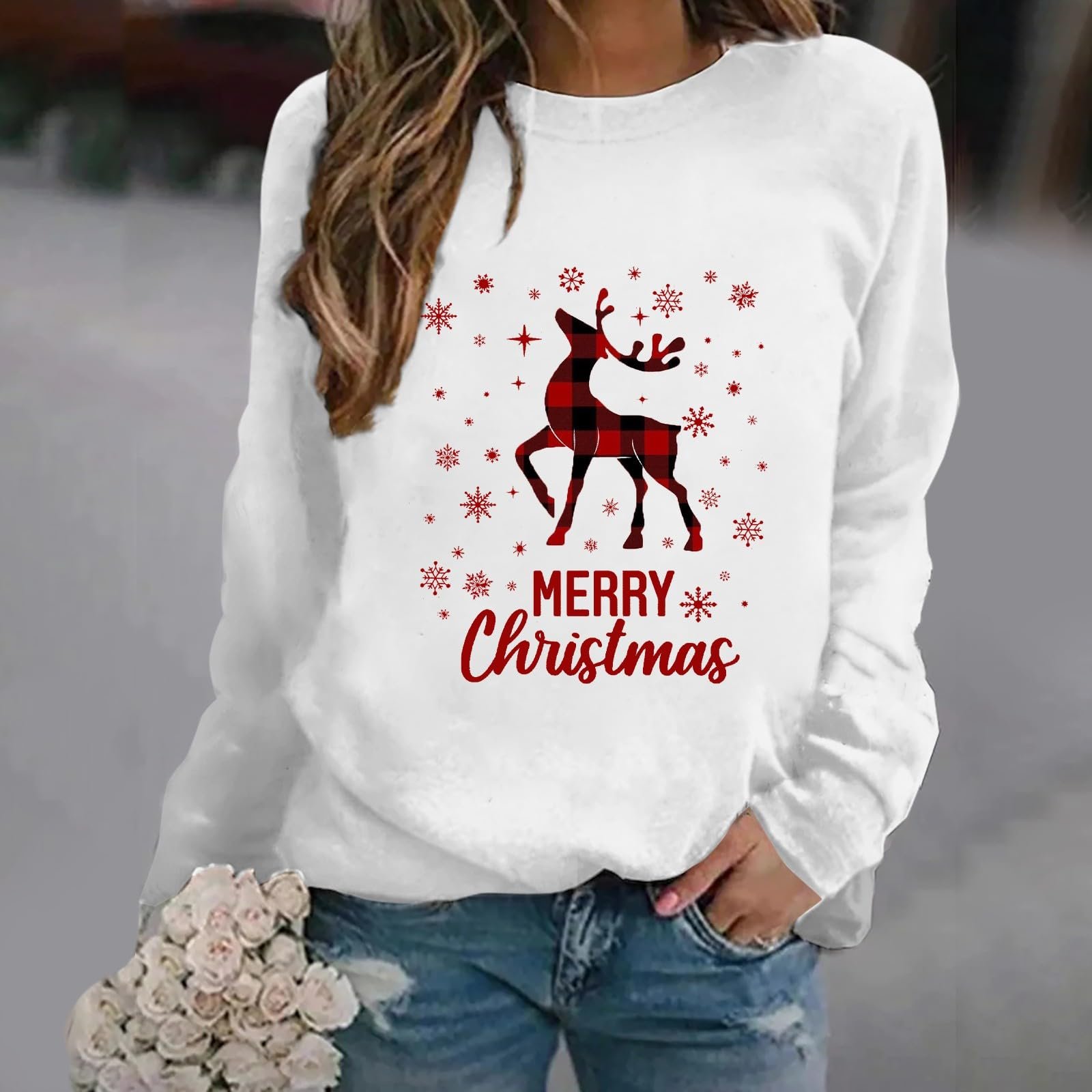 Світшот Різдвяний Ugly Жіночий Зимовий, фото №2 Світшот Різдвяний Ugly Жіночий Зимовий, фото №2