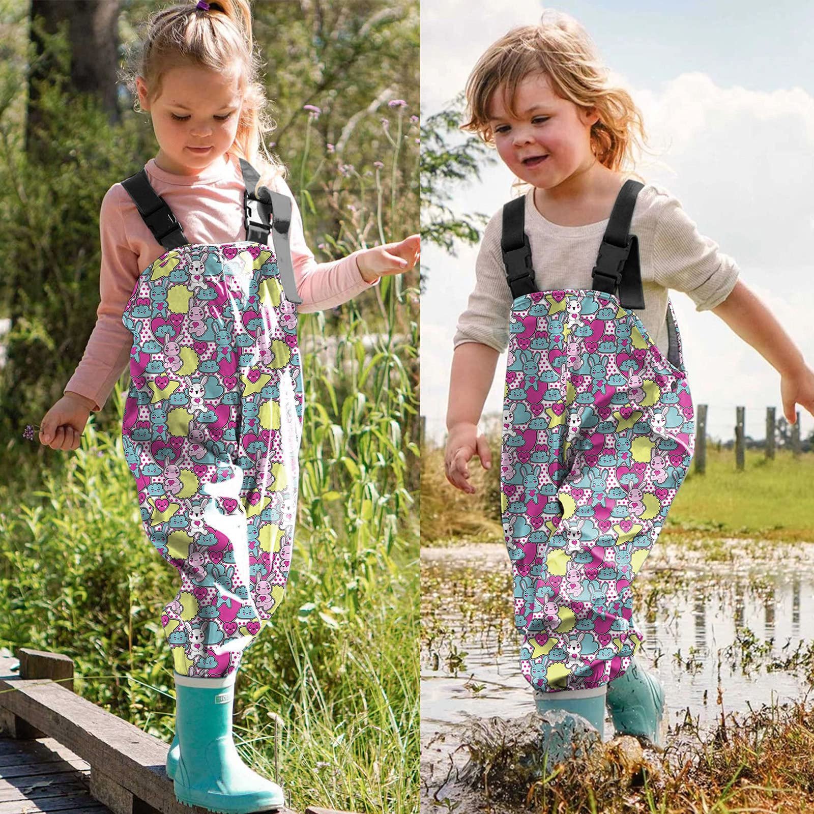 Дитячі дощові штани-нагрудники, фото №2