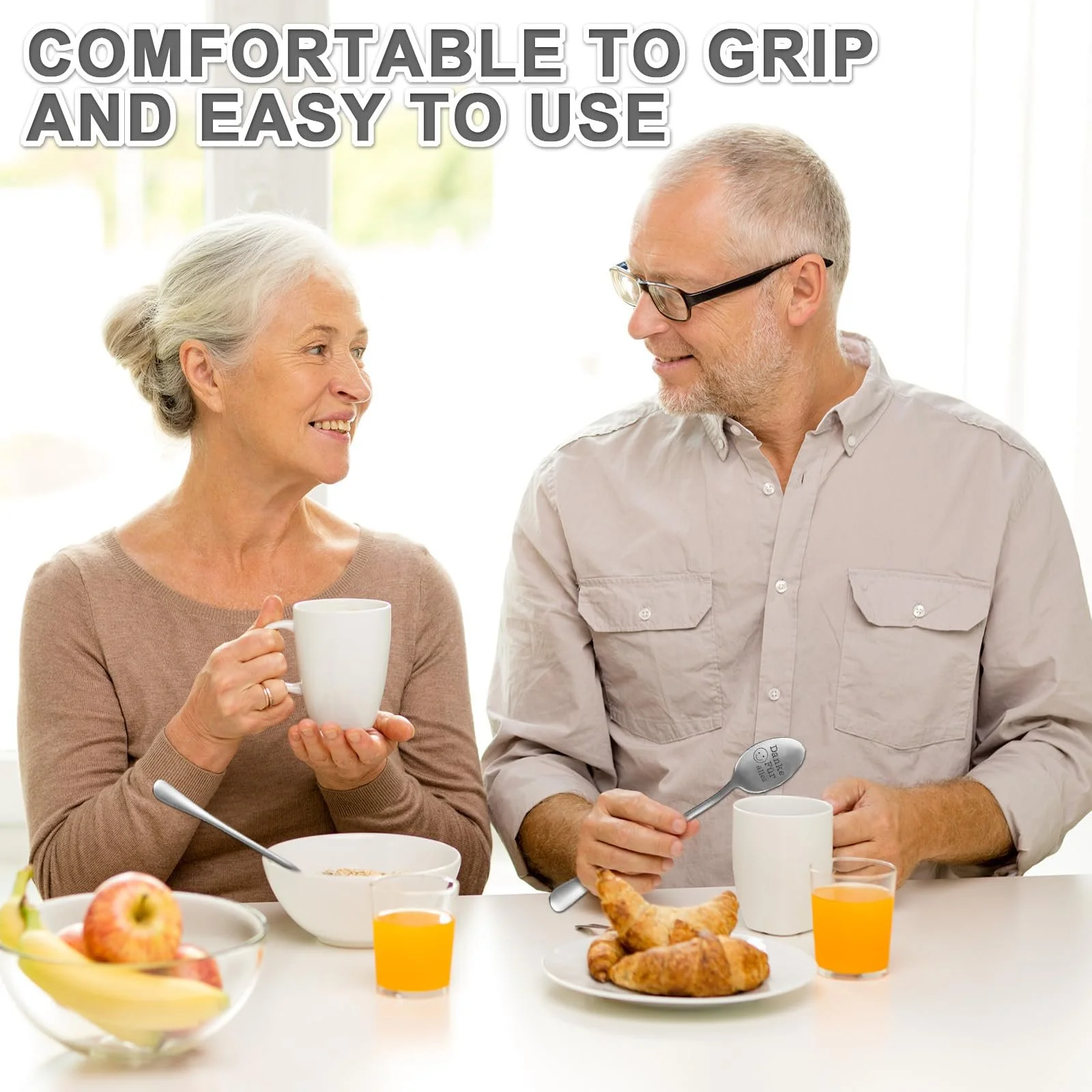 Ложка для морозива INNObeta Oma Wider Willen нержавіюча сталь (набір 2 шт), фото №7