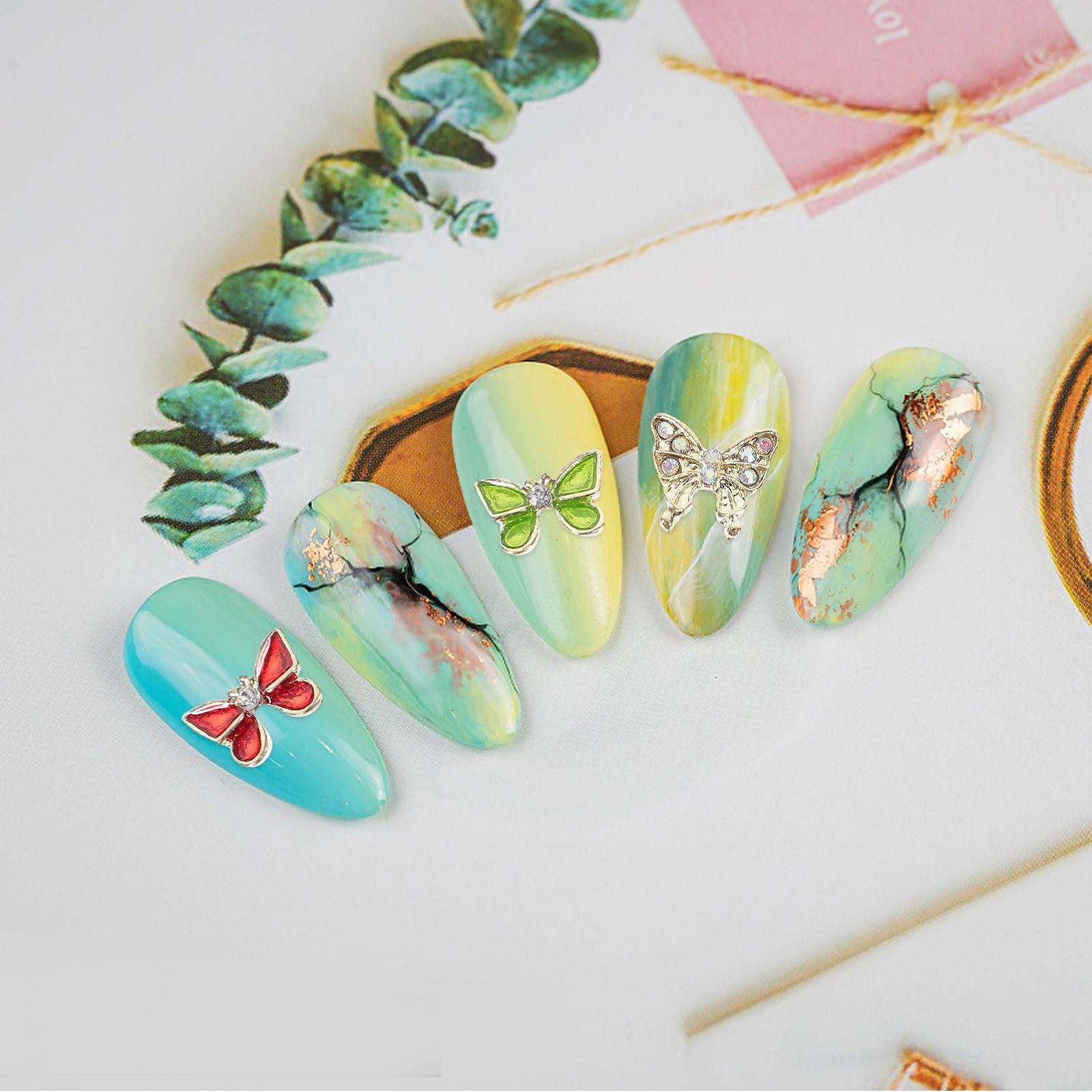 Підвіски для нігтів FRCOLOR дорогоцінні камені, фото №7