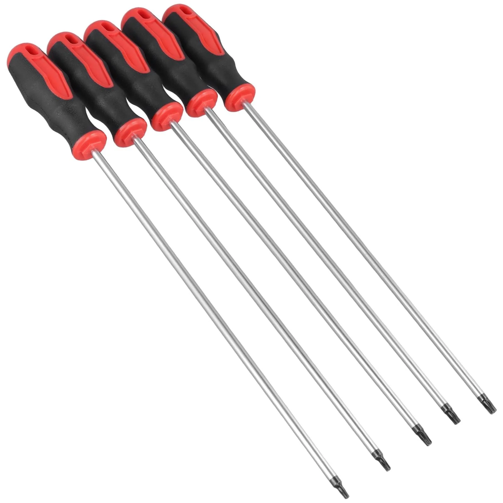 Набір викруток Torx 5 штук S2 Steel подовжений T15-T30 Magnetic, фото №1