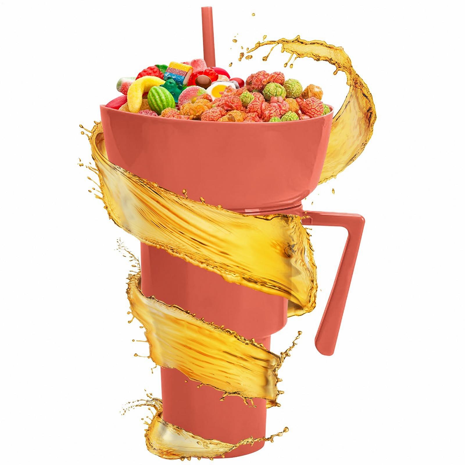 Набір для снеків та напоїв Дитячий контейнер для снеків Пляшка для пиття з соломинкою, фото №7