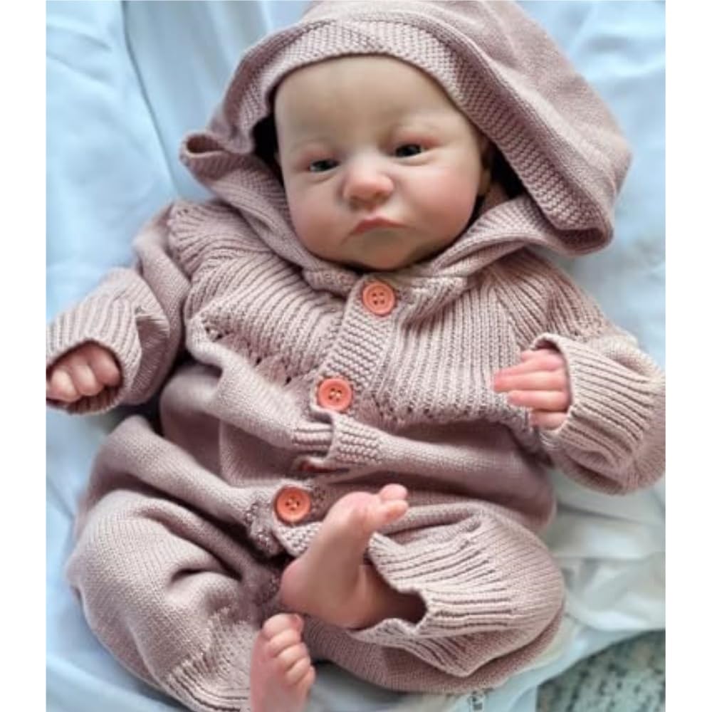 Лялька Zero pam Reborn Lifelike Baby Doll (Khaki Sweater), фото №2 Лялька Zero pam Reborn Lifelike Baby Doll (Khaki Sweater), фото №2