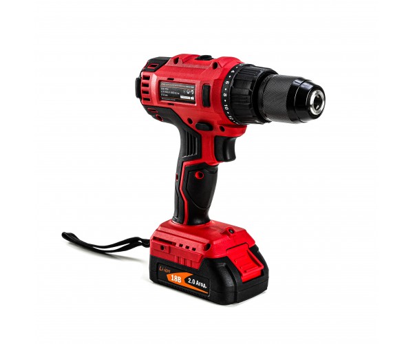 Дриль-шурупокрут акум DSI18/60BL з ударом 18В 60Нм 2шв +акум.2Аг-2шт, зарядний пристрій, фото №2