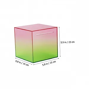 Скарбничка Acryl Прозора Акрилова Компактна з малим отвором synthetic.ua - Фото 1