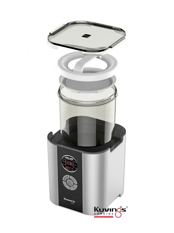 Ферментатор йогуртниця Kuvings KGC-712 Сіра, фото №8