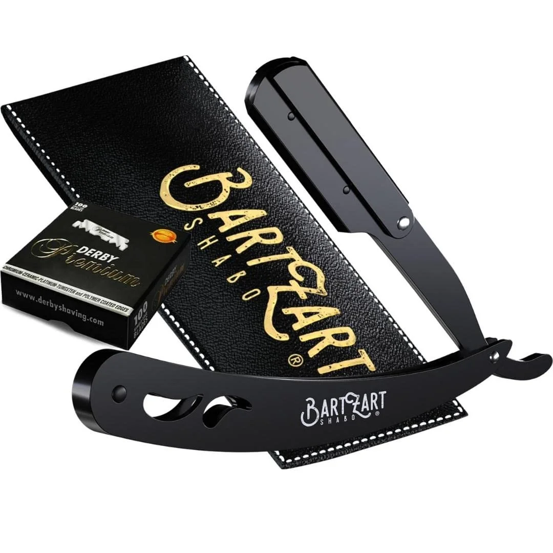 Опасная бритва BartZart Barber Tools со сменными лезвиями, фото №1 Опасная бритва BartZart Barber Tools со сменными лезвиями, фото №1